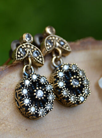 STONEAGE Zirkon Taşlı Otantik Kadın Küpe