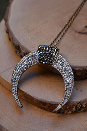 STONEAGE JEWELLERY Özel Tasarım Boynuz Kadın Kolye