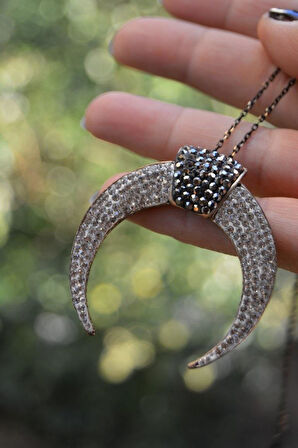 STONEAGE JEWELLERY Özel Tasarım Boynuz Kadın Kolye