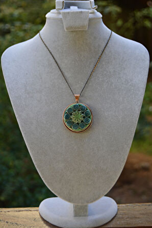 STONEAGE JEWELLERY Özel Tasarım Çini Kadın Kolye