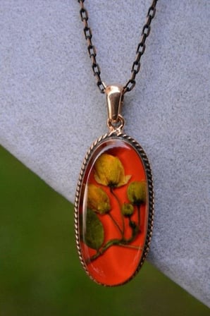 STONEAGE JEWELLERY Kuru Çiçek Kadın Kolye