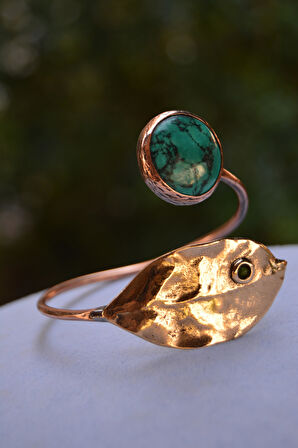 STONEAGE Turkuaz Taşlı Tasarım Kadın Bileklik