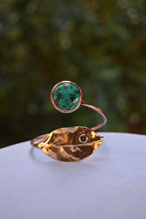 STONEAGE Turkuaz Taşlı Tasarım Kadın Bileklik