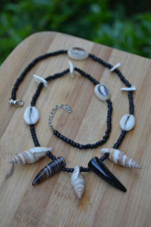 STONEAGE Deniz Kabuklarından Tasarım Kadın Kolye