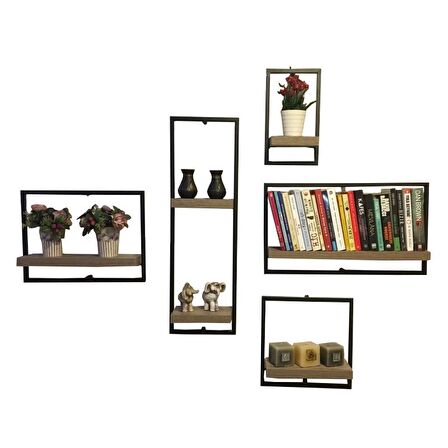 MİLANO RAF SET ( BEŞLİ SACRAMENTO RENK )