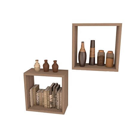 2 Lİ KARE RAF SET  CORDOBA ( MAT )