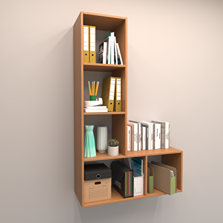 ATLAS DUVAR RAF SET BAMBU ( PARLAK )