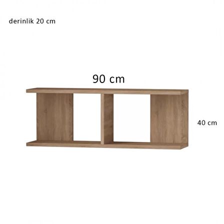 RİVA DUVAR RAFI  KREM ( PARLAK )