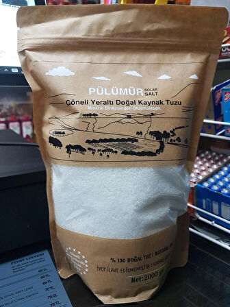 ÖĞÜTÜLMÜŞ PÜLÜMÜR TUZU 2 KG