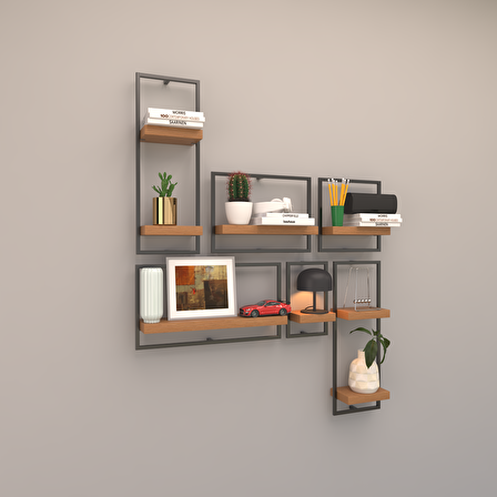 MİLANO RAF SETİ - MODEL 6 BAMBU ( PARLAK )