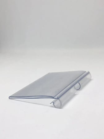Kancaya Takılan Plastik Etikelik - 6 cm Şeffaf Kanca Etiketlik 250 Adet
