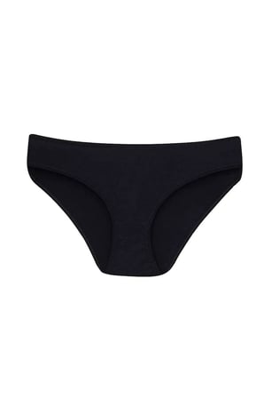 Delux Serisi Tasarım Esnek İç Giyim Kadın Pamuklu Slip Külot 3'lü Paket