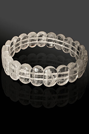 Sertifikalı Rolex Model AAA+ Gerçek Kristal Kuvars Taşı Bileklik