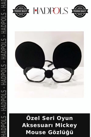 Özel Seri Oyun Aksesuarı Mickey Mouse Gözlüğü