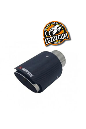 100 Mm Tekli Içi Krom Tek Çıkış Egzoz Ucu Akrapoviç Eksoz