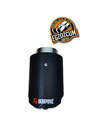 100 Mm Tekli Içi Krom Tek Çıkış Egzoz Ucu Akrapoviç Eksoz