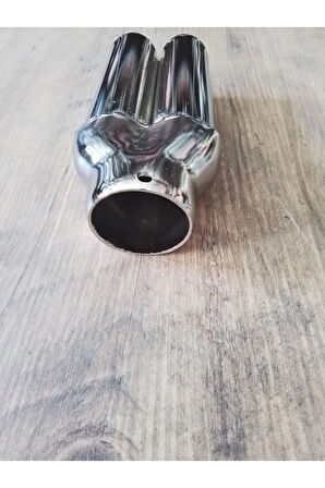 Çifli Nikelaj Her Araca Uyumlu Sessiz Egzoz Ucu