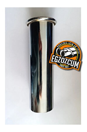 Nikelaj Egzoz Ucu 51 Mm Eksoz Çıkış Borusu Nikelaj