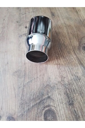 60 Mm. Nikelaj Önü Kesik Egzoz Ucu Eksoz