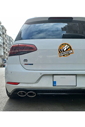 90 Mm Yassı Kesik Çiftli Sağ Sol Takım Egzoz Ucu