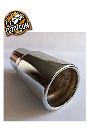 51 Mm . Rüzgar Sesli Egzoz Ucu Nikelaj Eksoz Başlığı