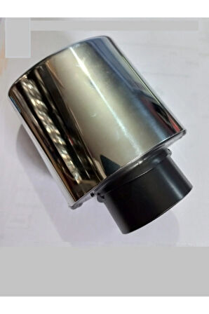 Içi Dolu Yassı Tekli Krom Egzoz Ucu
