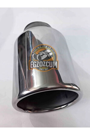 90 Mm Yuvarlak Krom Egzoz Ucu Eksoz