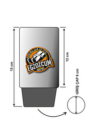 90 Mm Yuvarlak Krom Egzoz Ucu Eksoz