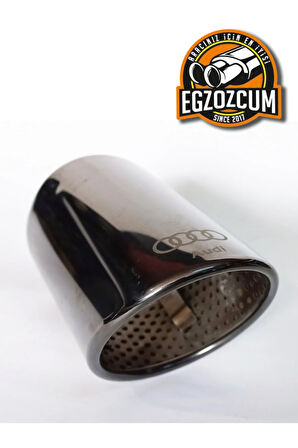 Paslanmaz Krom Tekli Egzoz Ucu Audi Markalı Titanyum