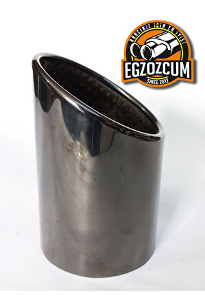 Paslanmaz Krom Tekli Egzoz Ucu Audi Markalı Titanyum