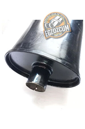 50 mm. Çiftli Yassı Krom sessiz Egzoz eksoz Çıkışı