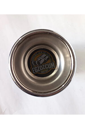 50 mm. Motosiklet (motorsiklet) minik nikelaj SESLİ egzoz eksoz ucu