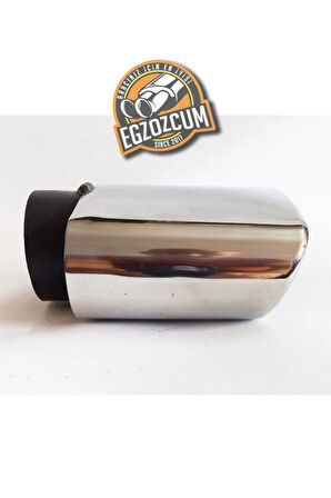 TEKLİ KARE KROM Uyumlu SESSİZ EGZOZ EKSOZ UCU