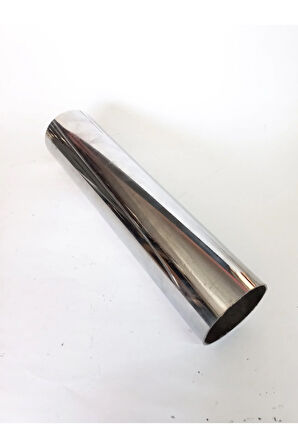 60 Mm. Düz Nikelaj Varex Egzoz Eksoz Çıkış Borusu