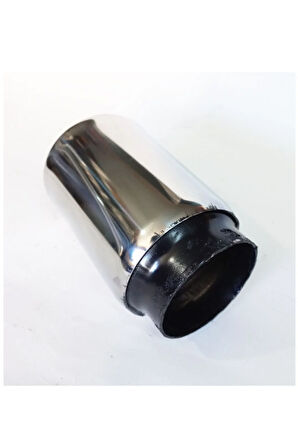 Paslanmaz Krom tekli 76 mm. Egzoz eksoz ucu başlığı 1 adet