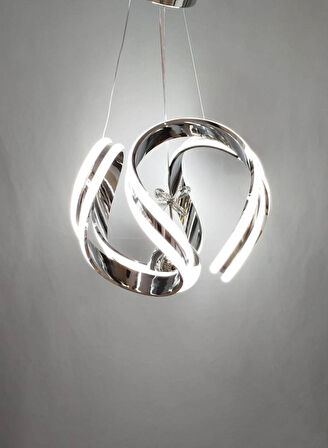 Çift Şeritli Modern LED Avize