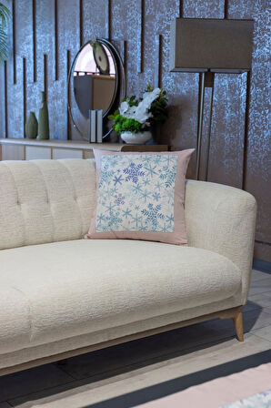 Pamuklu Runner ve Kırlent Kılıfı Seti (55x165 cm Runner; 2 Adet 50x50 cm Kırlent Kılıfı)