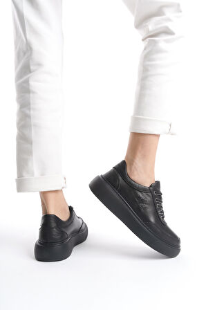 İçi Dışı Deri Faylon Taban Günlük Spor Ayakkabı Fyl7023