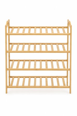 Robin Home Dekoratif Bambu 4 Raflı Ayakkabılık 67cm