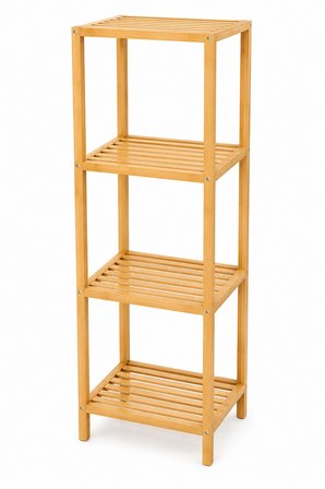 Robin Home 4 Raflı Bambu Çok Amaçlı Banyo & Mutfak Düzenleyici