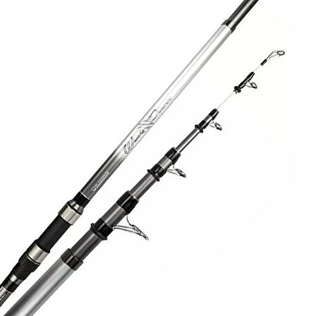 YekOutdoor Okuma Surf Kamışı Olta Seti Okuma Wave Power Tele Surf 4.20 cm 100-200 gr 5 Parça Surf Kamışı&Kendo Azzurro 6000 Olta Makinesi