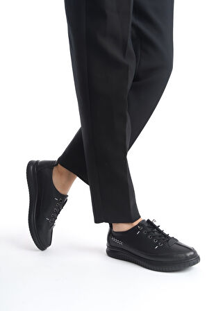 Alçak Taban Hakiki Deri Günlük Ortopedik Taban Kadın Ayakkabı Rh402