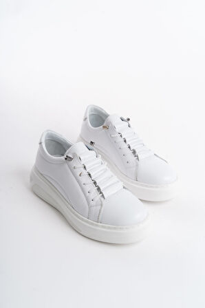 Hakiki Deri Günlük Sneakers Kadın Ayakkabı Lv2023