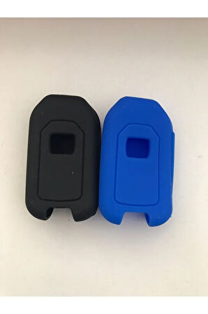 2 Adet Civic Fc5 Crv Hrv Uyumlu Sustalı Silikon Anahtar Kılıfı Mavi Ve Siyah Renk