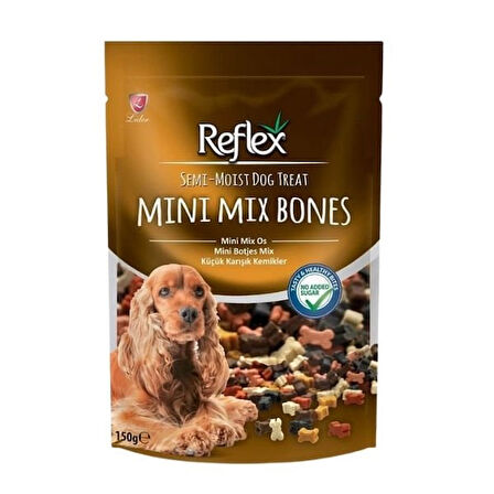 Reflex Küçük Karışık Kemikler Yarı Yumuşak Köpek Ödül Maması 150 Gr