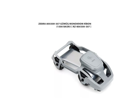 Zebra ZC100 - ZC300 Silver (Gümüş) Monochrome Ribon – 1500 Baskı [800300-307]