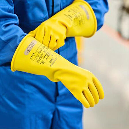 ANSELL ActivArmr Elektrik Koruma Sınıfı 0 - RIG014Y (1000 V) Elektrikçi Eldiveni