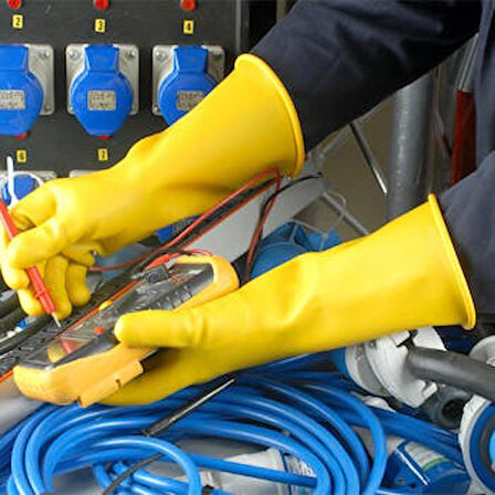 ANSELL ActivArmr Elektrik Koruma Sınıfı 0 - RIG014Y (1000 V) Elektrikçi Eldiveni