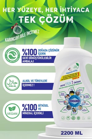  Doğal Bi̇Tki̇Sel Çok Çok Amaçli Konsantre Temi̇Zleyi̇Ci̇ Ve Leke Çikarici Seti̇
