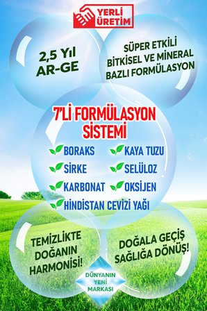  Doğal Bi̇Tki̇Sel Beyazlar Ni̇Oli̇-Tüm Renkler Lavanta Çamaşir Deterjani Ve Leke Çikarici Seti̇